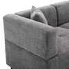 3 Seater Sofa Corner Sofa with Storage Chaise L Shaped Sofa Couch Settee Grey