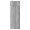 Storage Cabinet Grey Sonoma 70x42.5x225 Engineered Wood N8R3