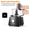 Food Processor 9-in-1 Multifunctional Food Mixer Blender Chopper Grater COSVALVE