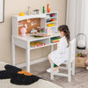 Kids Desk and Chair Set Wooden Children Study Table &Chair Writing Table Set