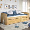 CIADAZ Day Bed with 5 Drawers IRUN 90x200 Solid Wood Pine, Bedroom A1M7