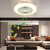 Modern Ceiling Fan with Light Bluetooth APP+Remote Music Speaker RGB Dimmable
