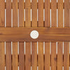 Folding Garden Table Outdoor Dining Table Side Table Solid Wood Acacia vidaXL