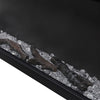 Remote 40inch Fireplace Wall Inset Electric Fire 9 LED Flame 3-side Glass Heater