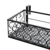 Metal Flower Holder Shelf Balcony Hanging Pots Basket Plant Garden Wall Storage