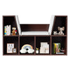 Larger Size Kids Bookcase Teenagers Storage Organizer Cube Cabinet w/ Cushion