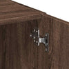 Storage Cabinet Brown Oak 70x42.5x225 Engineered Wood M4K7
