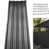12x Lightweigh Galvanized Metal Sheets Roof Tiles Shed Cabin Outbuilding Roofing