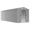 LAPOOH Garden Shed Grey 191x640x198 Galvanised Steel,Garden Storage Shed, N8S1