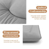Costway Japanese Floor Mattress Futon Mattress 190 x 120 x 10 cm-Grey