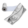 Peel Stick Floral Pattern Waistline Wallpaper Tile Sticker Skirting Border Decor