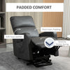 Riser and Recliner Chair, Lift Chair for Living Room w/ Remote, Grey