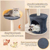 Plush Cat Activity Center Cat Tree Large Cat Climbing Stand Condo Furniture
