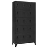 Locker Cabinet Anthracite 90x40x180 cm Steel vidaXL
