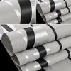 Grey Silver Black Stripes Wallpaper 3D Effect Living Room Non-Woven Wallpaper UK