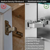 Double-side LED Illuminated Bathroom Mirror Cabinet Storage Shelf Anti-fog Touch