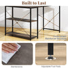 L-shaped Computer Desk Reversible Corner Desk-Grey