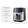New Air Fryer 1700W 6.5L with Digital Display Timer for Low Fat Cooking Kitchen