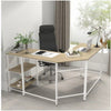 Computer Office Desk Workstation L-Shaped Desk PC Laptop Gaming Table