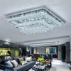 20-100cm Flush Mount Modern Square Ceiling Chandelier Crystal Light Lamp Pendant