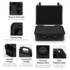 Portable Waterproof Hard Case with Customizable Fit Foam