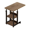 Movable Sofa Bed Side End Desk Laptop Stand Computer Table Storage Shelf Trolley
