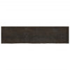 Wall Shelf Dark Grey 200x50x4 Treated Solid Wood Oak E3N7