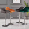2X Bar Stools Kitchen Swivel Gas Lift Stools Breakfast Pub Chairs Stool UK