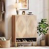 Shoe Cabinet Storage with 2 Doors, 24 Pairs Shoes Rack Modern Storage Organizer