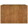 Raised Garden Flower Beds Rusty Metal Large Planters Weathering Steel