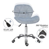 Office Chair Meeting Desk Chair Adjustable Home Vanity Stool 360° Velvet Swivel