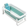 Folding Bathtub Water Tub Adult Children Kids Spa Soaking Sauna SPA Bath Tub Lid