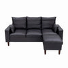 Luxury 3 Seater Corner Sofa Armchair Settee Couch with Footstool Living Room
