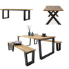 X-Steel Table Leg Heavy Duty Metal Dining Coffee Bench Office Desk Steel Trestle