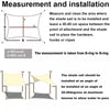 WATERPROOF Outdoor Shade Sail Patio Suncreen Awning Garden Sun Canopy UV Block