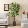 160 CM Artificial Ficus Tree Tall Indoor Plant Fake Home Office Decor Plant