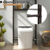 3-Tier Over-The-Toilet Storage Shelf Space Saving Metal Bathroom Organizer
