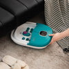 Foot Spa Bath Massager Folding Electric Pedicure Foot Spa Basin Heat Bubbles