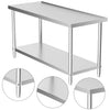 Commercial Catering Kitchen Stainless Steel Table Worktop Work Bench Prep Table