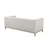 Dusk Chesterfield Natural Stripe Matte Velvet 3 Seater Sofa RRP £999