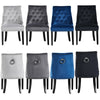 Velvet Pull Door Knocker Studded Dining Kitchen Accent Chairs Luxury Windsor
