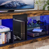 TV Stand Cabinet Entertainment Center Modern Unit Shelf Living Room Bedroom Glas