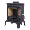 Black Logs Fire 5000W Heater Flame Effect Free Standing Fireplace Stove Home