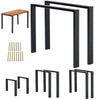 Pair of Furniture Legs Table Chair Bench Stand Feet Industrial Metal Base Frame