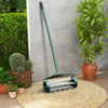 Garden Patio Rolling Lawn Aerator Roller Spike Soil Aeration Rotary Tine Roller