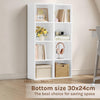 4 Cube Bookcase with Shelving Unit for Storage Bookshelf Living Room Office Home