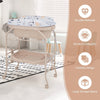 Baby Changing Table Portable Folding Infant Nursery Diaper Station with Bathtub
