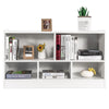 Storage Cube Wooden Bookcase 2 Tier Open Display Shelf Toy Storage Cabinet