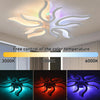 Modern Chandelier LED Lamp White Frame Ceiling Light Pendant Lights Living Ztnca