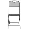 LAPOOH 7 Piece Garden Dining Set Anthracite Metal Mesh,Patio Dining F1H2